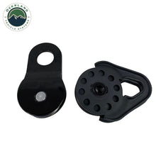 Load image into Gallery viewer, Overland Vehicle Systems Snatch Block Snatch Block Heavy Duty Matte Black Steel Overland Vehicle Systems - 19139805