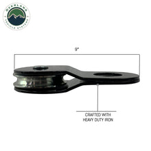 Load image into Gallery viewer, Overland Vehicle Systems Snatch Block Snatch Block Black 30,000 Lb Breaking Strength Standard Universal Overland Vehicle Systems - 19139905