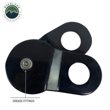 Load image into Gallery viewer, Overland Vehicle Systems Snatch Block Snatch Block Black 30,000 Lb Breaking Strength Standard Universal Overland Vehicle Systems - 19139905