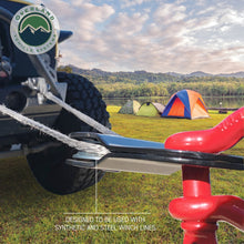 Load image into Gallery viewer, Overland Vehicle Systems Snatch Block Snatch Block Black 30,000 Lb Breaking Strength Standard Universal Overland Vehicle Systems - 19139905