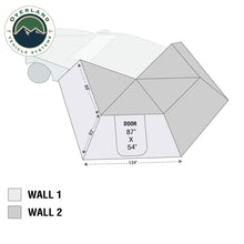 Load image into Gallery viewer, Overland Vehicle Systems Roof Top Tent Nomadic 270LT Awning Wall 2 Piece Kit for Driver Side Overland Vehicle Systems - 19579908