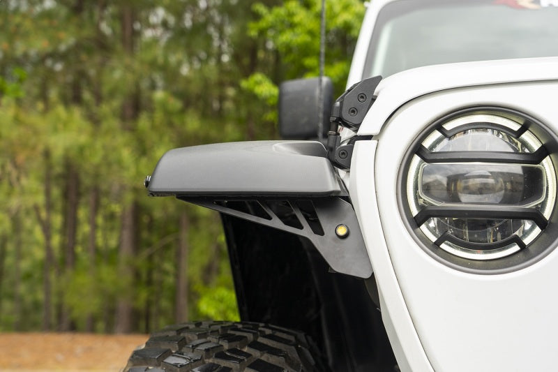 Rugged Ridge Fender Flares Rugged Ridge Chop Brackets Front Fender 18-20 Jeep Wrangler JL/JT Rubicon