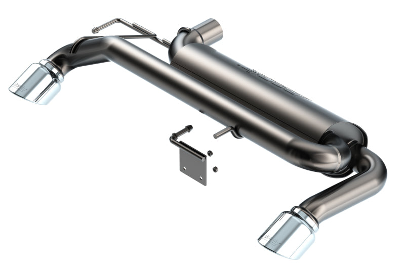 Borla Axle Back Borla 21-22 Ford Bronco 2.3L 4WD ATAK Axle Back Exhaust w/ Bright Chrome Tips