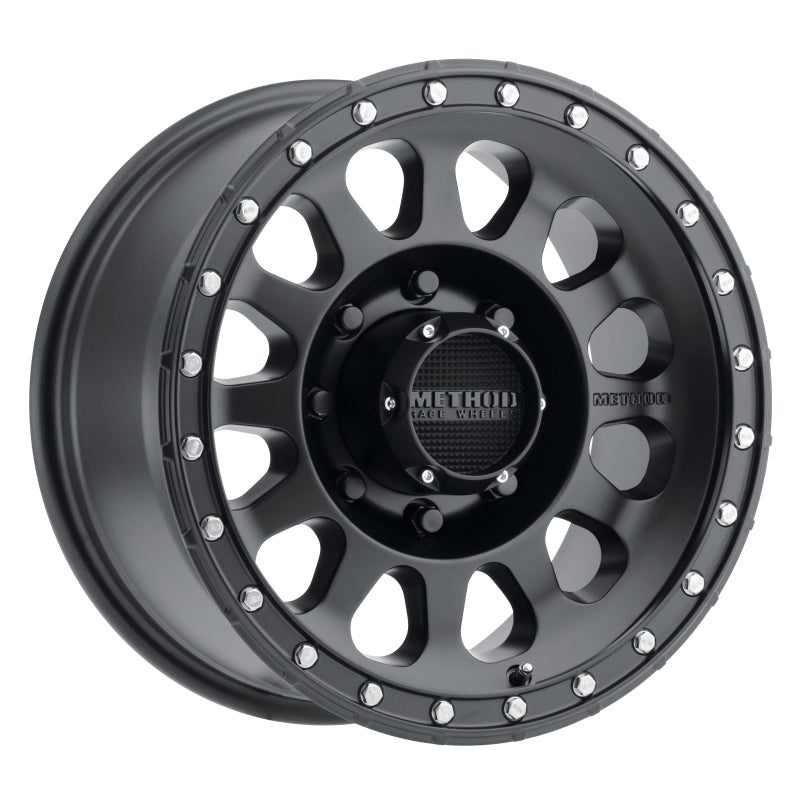 Method Wheels Wheels - Cast Method MR315 17x8.5 0mm Offset 8x6.5 130.81mm CB Matte Black Wheel