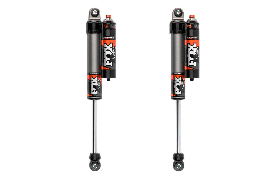 No Brand Available Shocks & Coilovers FOX 2.5 Rear Shocks w/ DSC Reservoir Adjuster | 0-1.5 Inch Lift | Performance Elite Series | Chevy Silverado and GMC Sierra 2500HD / 3500HD (20-23)