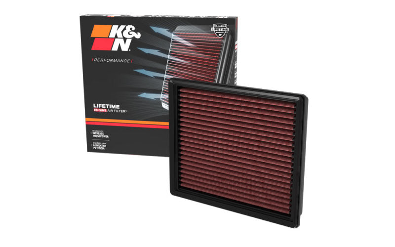 K&N Engineering Air Filters - Drop In K&N 2022 Toyota Tundra V6-3.5L F/I Turbo Replacement Air Filter