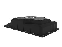 Load image into Gallery viewer, aFe Diff Covers aFe 17-24 Ford F-150 10R60/10R80 Pro Series Rear Transmission Pan Black w/ Machined Fins