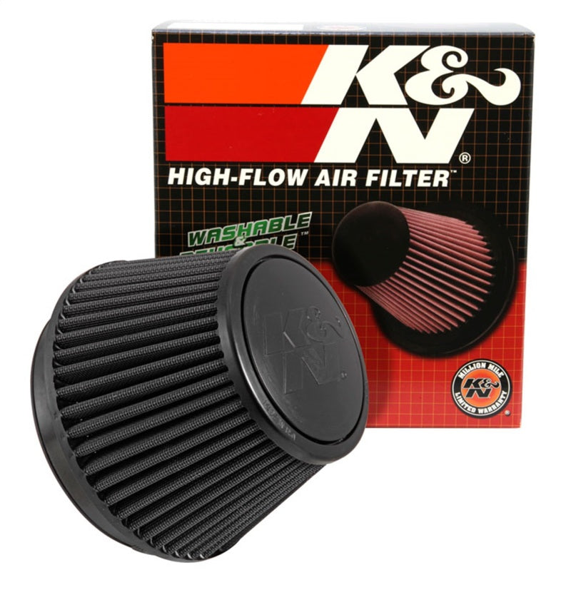 K&N Engineering Air Filters - Universal Fit K&N Universal Rubber Filter Round Tapered 6in Flange ID x 7.5in Base OD x 5.25in Top OD x 6.75in H