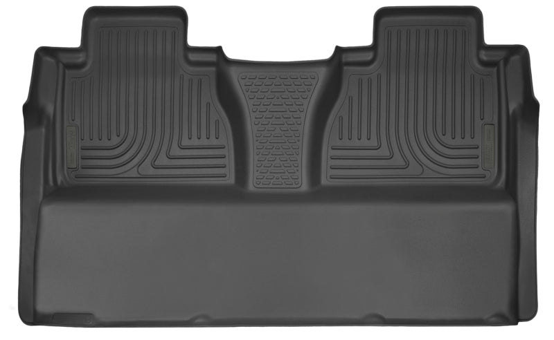 Husky Liners Floor Mats - Rubber Husky Liners 14-16 Toyota Tundra CrewMax Cab Pickup X-Act Contour Black 2nd Seat Floor Liner