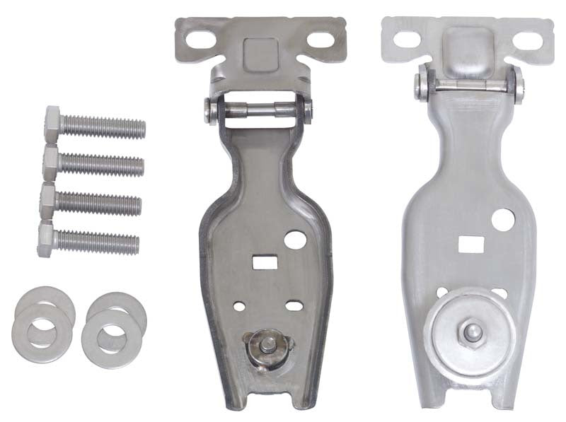 Kentrol Hardware - Singles Kentrol 07-18 Jeep Wrangler JK Liftgate Hinge Pair Bare Grey