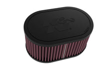 Load image into Gallery viewer, K&amp;N Engineering Air Filters - Universal Fit K&amp;N 2-1/8in DUAL FLG 6-1/4 X 4inOD 3inH Universal Clamp-On Air Filter