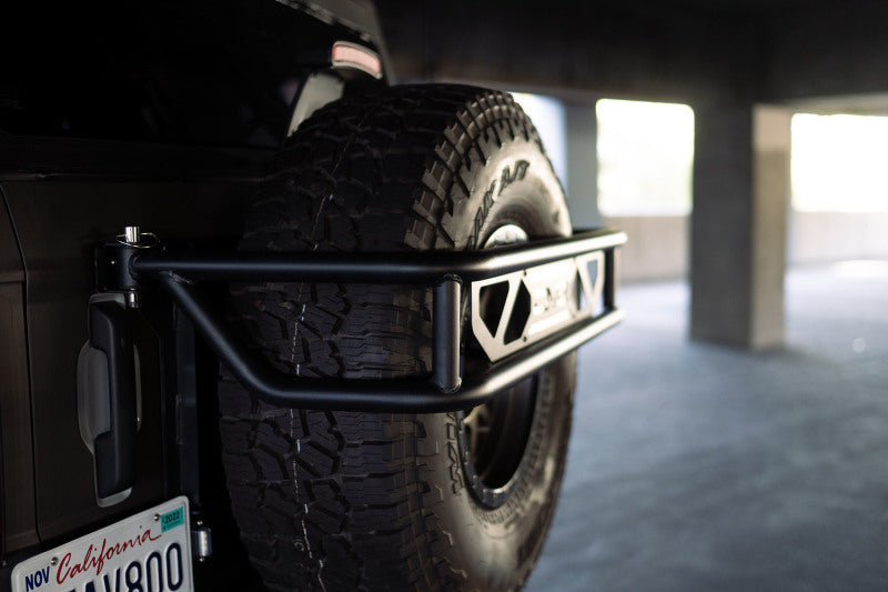 DV8 Offroad Hitch Receivers DV8 Offroad 21-23 Ford Bronco Spare Tire Guard & Accessory Mount