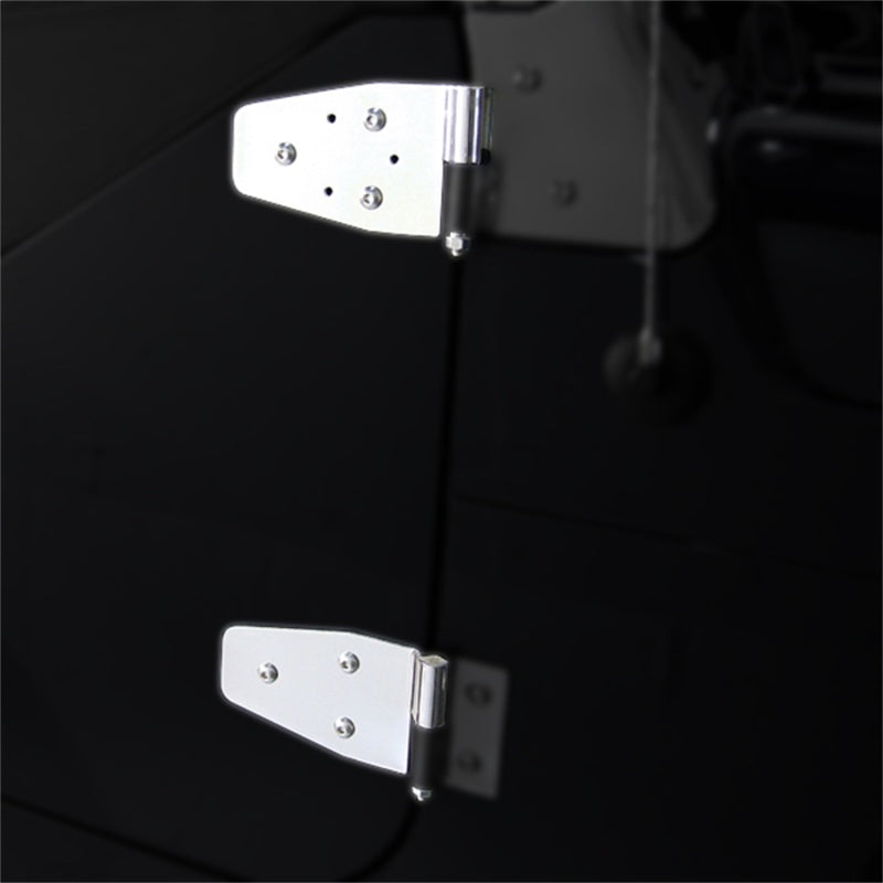 Rugged Ridge Hardware Kits - Other Rugged Ridge 87-06 Jeep Wrangler Stainless Steel Door Hinge Set