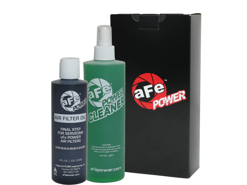 aFe Additives aFe Air Filter Restore Kit (8oz Squeeze Oil & 12oz Spray Cleaner) - Black