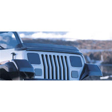 Load image into Gallery viewer, Rugged Ridge Hood Deflectors Rugged Ridge Bug Deflector Smoke 87-06 Jeep Wrangler