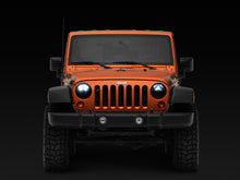 Load image into Gallery viewer, Raxiom Headlights Raxiom 97-18 Jeep Wrangler TJ/JK Axial Series LED Headlights- Black Housing (Clear Lens)