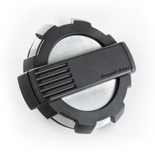 Load image into Gallery viewer, Rugged Ridge Fuel Caps Rugged Ridge Elite Fuel Door Non-Lock Brushed Alum 07-18 Jeep Wrangler JK