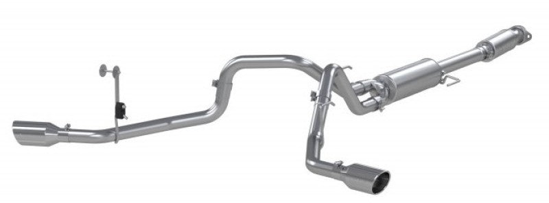 MBRP Catback MBRP 2021+ Ford F-150 5.0L/3.5L/ 2.7L Ecoboost 3in Cat Back 2.5in Dual Split Exit T409 Exhaust