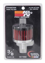 Load image into Gallery viewer, K&amp;N Engineering Air Filters - Universal Fit K&amp;N Steel Base Crankcase Vent Filter 0.375in Vent OD x 2in OD x 1.5in Height