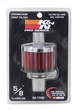 Load image into Gallery viewer, K&amp;N Engineering Air Filters - Universal Fit K&amp;N 0.625 inch ID 2 inch OD 1.5 inch H Clamp On Crankcase Vent Filter