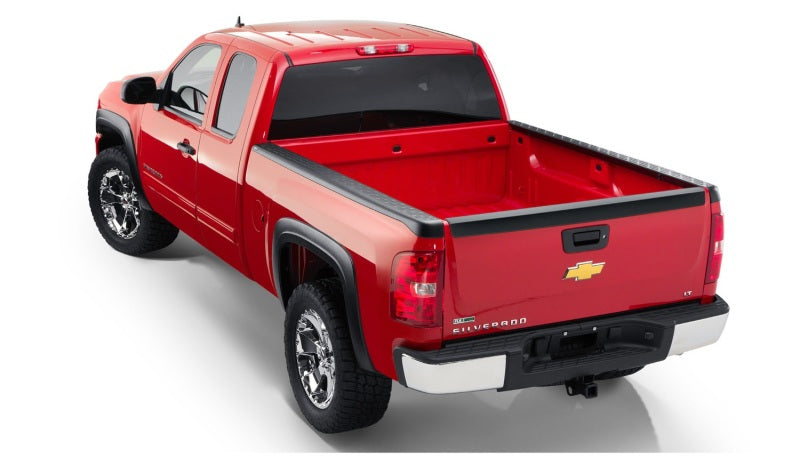 Bushwacker Bed Caps Bushwacker 07-13 Chevy Silverado 1500 Fleetside Bed Rail Caps 78.7in Bed - Black