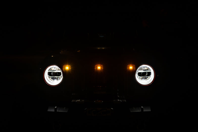 DV8 Offroad Grilles DV8 Offroad 2018+ Jeep JL Grill Amber Marker Lights