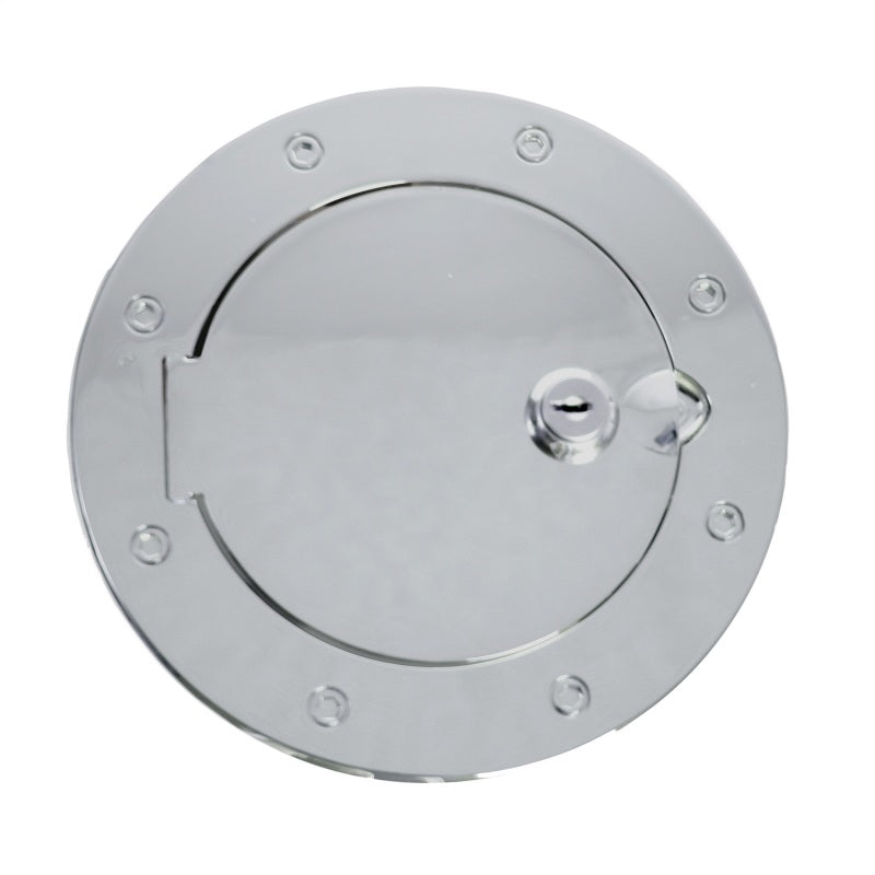 Rugged Ridge Fuel Caps Rugged Ridge 07-18 Jeep Wrangler JK Stainless Steel Locking Gas Cap Door
