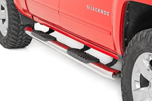 Load image into Gallery viewer, Rough Country Nerf Bars GM Stainless Steel Oval Nerf Step Bars 07-18 GM 1500 / 07-19 2500HD/3500 HD / 19 Classic Crew Cab Rough Country - 21001S