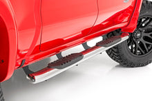 Load image into Gallery viewer, Rough Country Nerf Bars GM Stainless Steel Oval Nerf Step Bars 19-21 GM 1500 / 20-21 2500HD/3500 HD Crew Cab Rough Country - 21002S