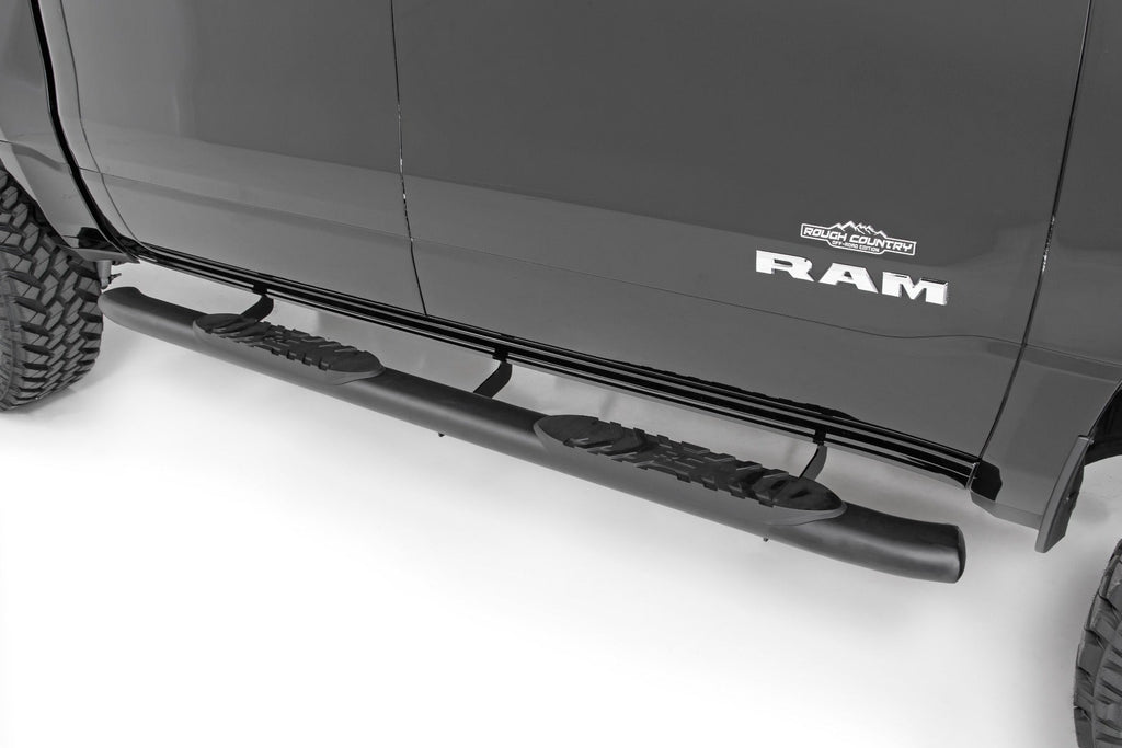 Rough Country Nerf Bars Dodge Oval Nerf Step Bars (19-20 Ram Crew Cab) Rough Country - 21004