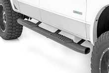 Load image into Gallery viewer, Rough Country Nerf Bars Oval Nerf Step 4.5 Inch Crew Cab Black 09-14 Ford F-150 2WD/4WD Rough Country - 21007