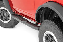 Load image into Gallery viewer, Rough Country Nerf Bars Oval Nerf Steps 2-Door Black Ford Bronco (2 Door) 4WD (21-23) Rough Country - 21012