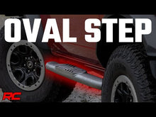 Load image into Gallery viewer, Rough Country Nerf Bars Oval Nerf Steps 2-Door Black Ford Bronco (2 Door) 4WD (21-23) Rough Country - 21012