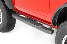 Load image into Gallery viewer, Rough Country Nerf Bars Oval Nerf Steps 2-Door Black Ford Bronco (2 Door) 4WD (21-23) Rough Country - 21012
