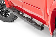 Load image into Gallery viewer, Rough Country Nerf Bars Oval Nerf Steps Crew Cab Black Toyota Tundra 2WD/4WD (22-23) Rough Country - 21014