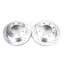 Load image into Gallery viewer, PowerStop Brake Rotors - Slot &amp; Drilled Power Stop 02-06 Chevrolet Avalanche 2500 Rear Evolution Drilled &amp; Slotted Rotors - Pair