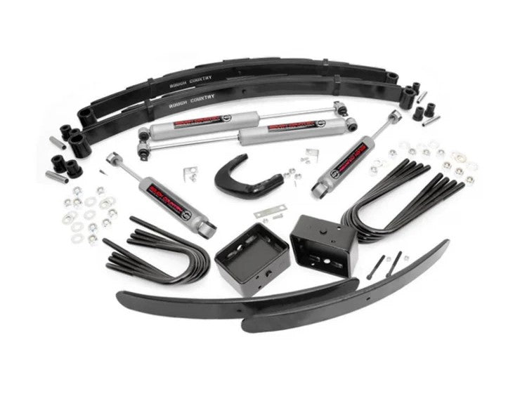 Rough Country Lift Kits 6 Inch Suspension Lift System 56 Inch Rear Springs 77-87 C10/K10 77-87 K5 Blazer 77-87 C15/K15 77-87 Jimmy Rough Country - 21430