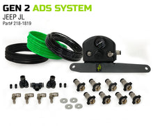 Load image into Gallery viewer, Up Down Air Tire Inflation System Jeep JK Tire Inflator System 4 Tire For 18-20 Jeep Wrangler 2/4 Door W/Engine Mount With Box, Fittings, Hoses and Storage Bag Black UP Down Air - 218-1819