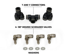 Load image into Gallery viewer, Up Down Air Tire Inflation System Jeep JK Tire Inflator System 4 Tire For 18-20 Jeep Wrangler 2/4 Door W/Engine Mount With Box, Fittings, Hoses and Storage Bag Black UP Down Air - 218-1819