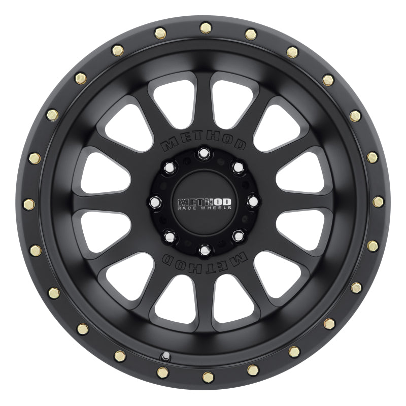 Method Wheels Wheels - Cast Method MR605 NV 20x10 -24mm Offset 8x180 124.1mm CB Matte Black Wheel