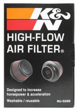 Load image into Gallery viewer, K&amp;N Engineering Air Filters - Universal Fit K&amp;N Universal Round Clamp-On Air Filter 3in Flange ID x 6in Base OD x 4.625in Top OD x 3in Height