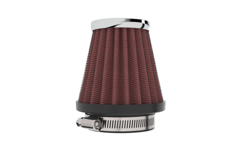 K&N Engineering Air Filters - Universal Fit K&N Universal Chrome Filter 1 15/16 inch FLG / 3 inch Base / 2 inch Top / 3 inch Height