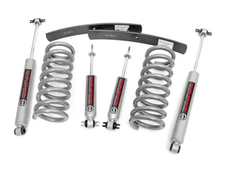 Rough Country Leveling Kit 2 Inch Suspension Lift Kit 91-03 Sonoma 83-05 S10 Blazer 83-01 S15 Jimmy Rough Country - 225N2
