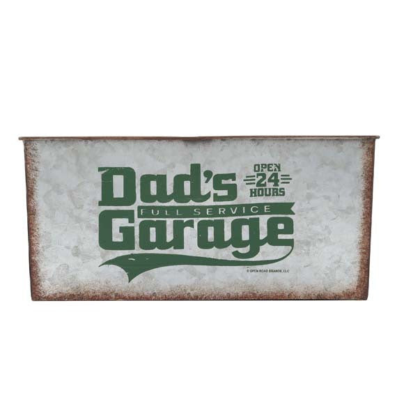 Offroad Trading Company DAD'S GARAGE GALVANIZED CONTAINER