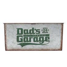 Load image into Gallery viewer, Offroad Trading Company DAD'S GARAGE GALVANIZED CONTAINER