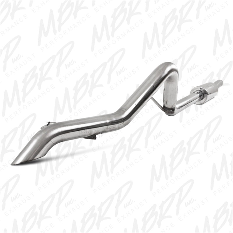 MBRP Catback MBRP 2007-2009 Jeep Wrangler (JK) 3.8L V6 4 dr Off-Road Tail Pipe Muffler before Axle