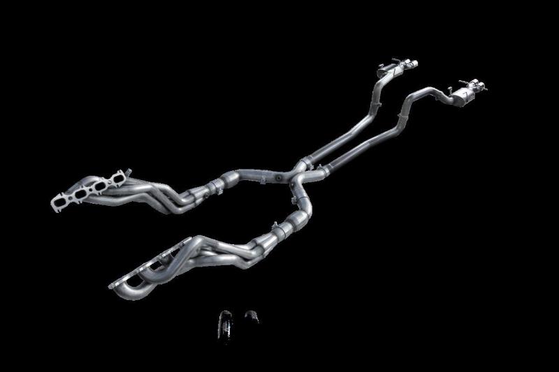 American Racing Headers Header Back ARH 2013-2014 Mustang Shelby GT500 -7/8in x 3in Full System w/ Cats & H-Pipe