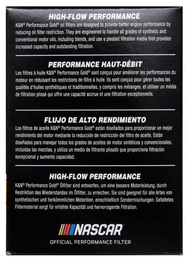 K&N Engineering Oil Filters K&N Performance Oil Filter for 06-14 Toyota/Lexus Various Applications