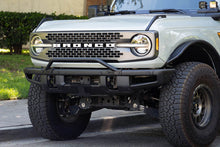 Load image into Gallery viewer, DV8 Offroad License Plate Relocation DV8 Offroad 21-22 Ford Bronco Factory Front Bumper Licence Relocation Bracket - Front