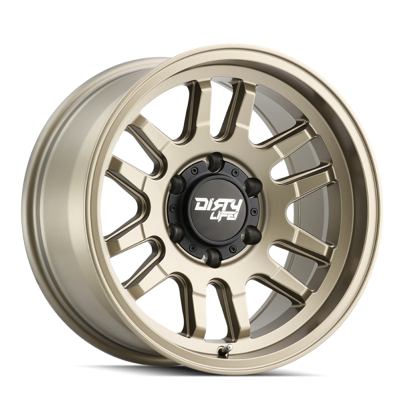 Dirty Life Wheels - Cast Dirty Life 9310 Canyon 17x9 / 6x139.7 BP / 0mm Offset / 106mm Hub Satin Gold Wheel
